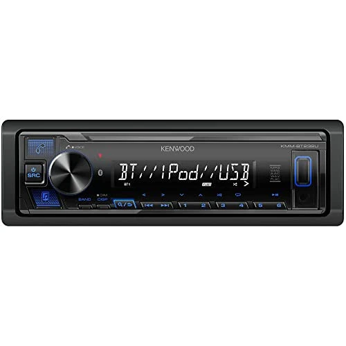 KENWOOD KMM-BT232U Bluetooth Car Stereo with USB Port, AM/FM Radio, MP3 Player, Detachable Face - 1