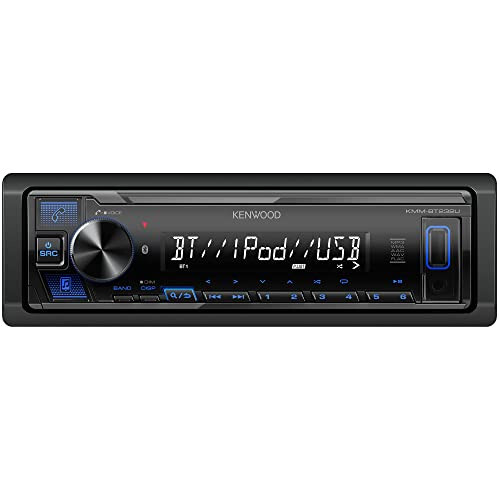 KENWOOD KMM-BT232U Bluetooth Car Stereo with USB Port, AM/FM Radio, MP3 Player, Detachable Face - Kenwood