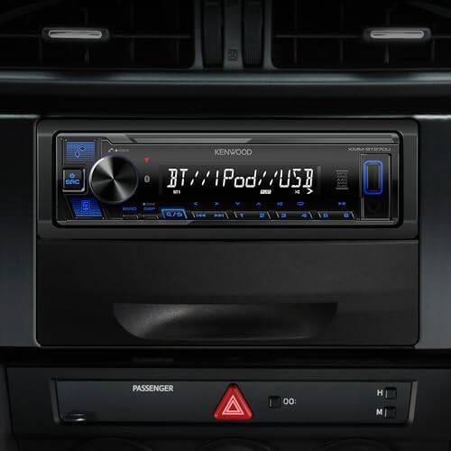 KENWOOD KMM-BT270U Bluetooth Digital Media Car Stereo Receiver with USB Port – AM/FM Radio, MP3 Player, High Contrast LCD, Detachable Face Plate, Single DIN, 13-Band EQ - 6