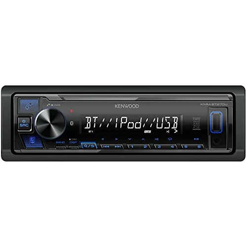 KENWOOD KMM-BT270U Bluetooth Raqamli Media Avtomobil Stereo Qabul qiluvchi USB porti bilan - AM/FM radiosi, MP3 pleyer, yuqori kontrastli LCD, olinadigan old panel, bitta DIN, 13 diapazonli EQ - Kenwood
