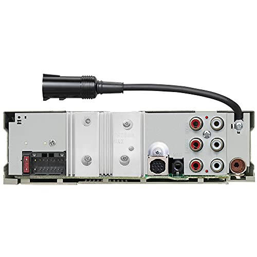 KENWOOD KMR-D382BT (50W x 4Ch) Bluetooth, qo'lsiz qo'ng'iroq, CD pleyer, USB, AM/FM radio, SiriusXM tayyor, har qanday ob-havo sharoitida ishlatiladigan avtomobil va qayiq audio qabul qilgich. - 3