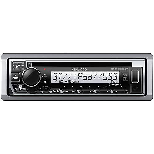 KENWOOD KMR-D382BT (50W x 4Ch) Single Din Car/Marine Stereo Head Unit with Bluetooth, Hands-Free Calling, CD Player, USB, AM/FM Radio, SiriusXM Ready, All-Weather in-Dash Boat & Car Audio Receiver - 1