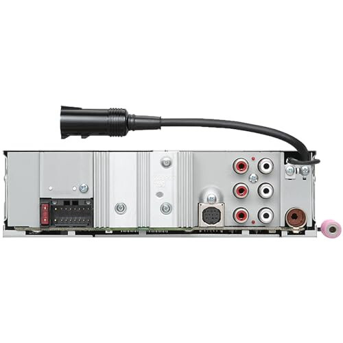 KENWOOD KMR-D382BT Avtomobil va Suv radiomagnitofoni — Single Din, Bluetooth audio, CD USB MP3, Aux kirishi, AM FM radio SiriusXM tayyor, Ob-havo o'zgarishiga chidamli (Audio to'plami: Priyomnik va karnaylar) - 4