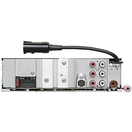 KENWOOD KMR-M332BT Car & Marine Stereo - Single Din, Bluetooth Audio, USB MP3, Aux in, AM FM Radio SiriusXM Ready, Weatherproof, Multi Color Illumination - 3