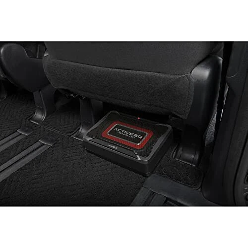 Kenwood KSC-PSW7EQ Active Compact Subwoofer with Active EQ (160 Watt Output Power, Class-D Amplifier, Aluminium Housing, Cable Remote Control) - Kenwood (1)