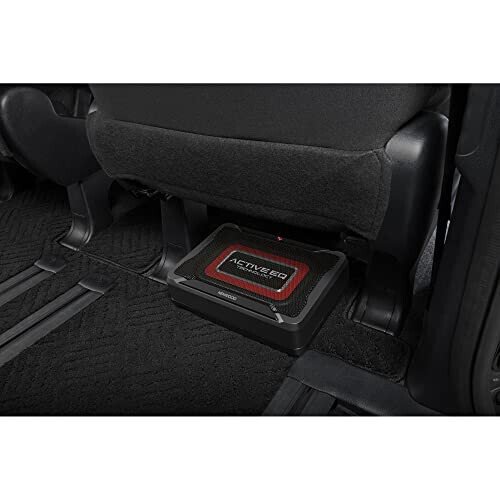 Kenwood KSC-PSW7EQ Active Compact Subwoofer with Active EQ (160 Watt Output Power, Class-D Amplifier, Aluminium Housing, Cable Remote Control) - Kenwood (1)