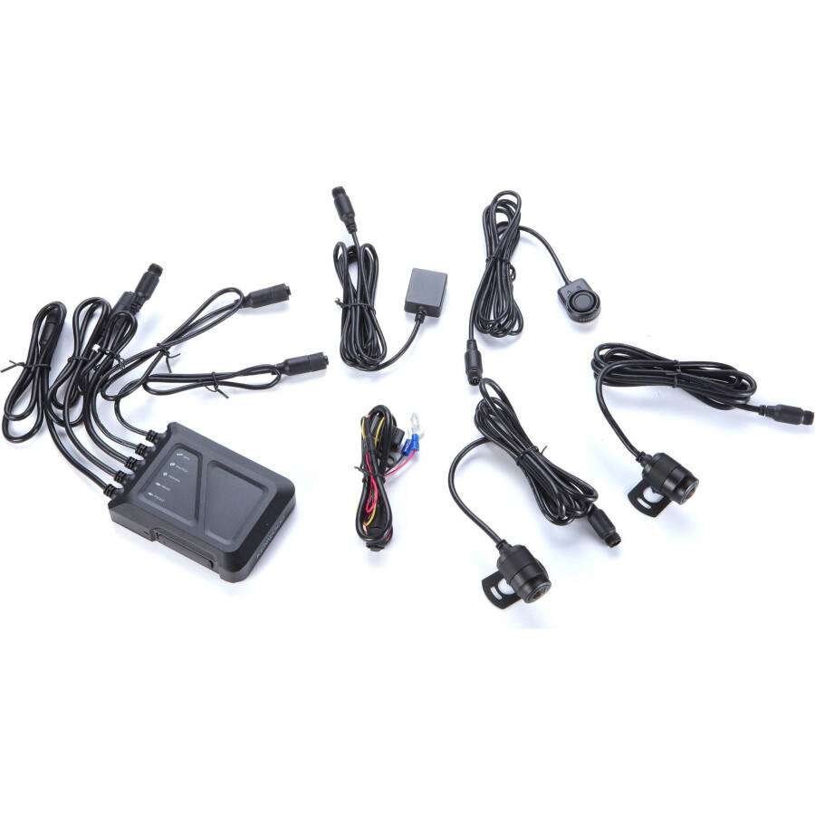 Kenwood STZ-RF200WD Motorsports HD Dash Cam GPS va orqa koʻrinish kamerasi bilan, Kenwood STZ-RFCC300 9 fut (3m) uzaytirish kabeli bilan. - 5