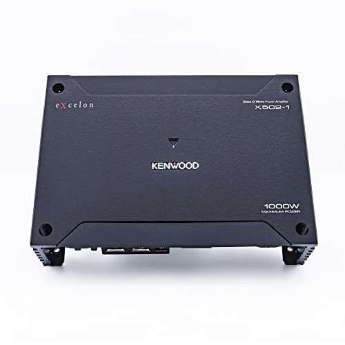Kenwood X502-1 eXcelon 500-Watt @ 2 OModazones Class D Subwoofer Amplifier - 2