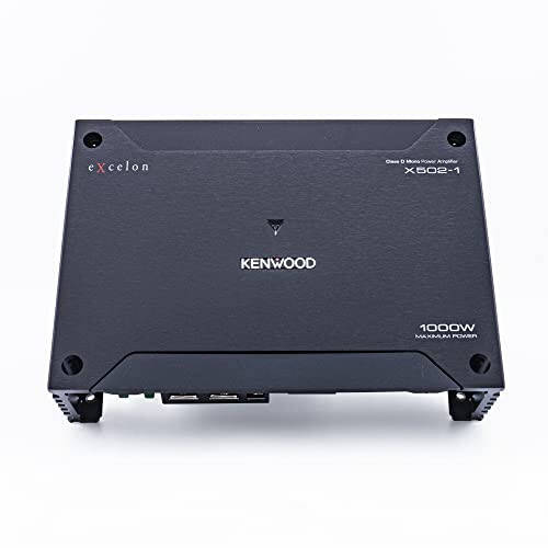 Kenwood X502-1 eXcelon 500-Watt @ 2 OModazones Class D Subwoofer Amplifier - 2
