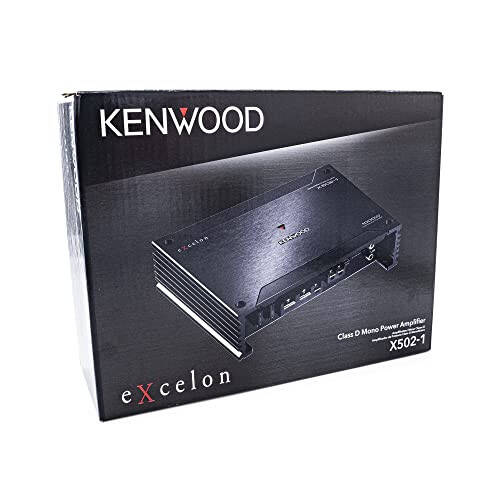 Kenwood X502-1 eXcelon 500-Watt @ 2 OModazones Class D Subwoofer Amplifier - 6