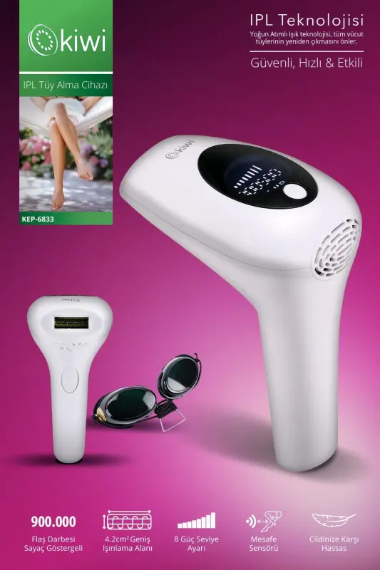 Kep-6833 Pro IPL / Laser Hair Removal - 8