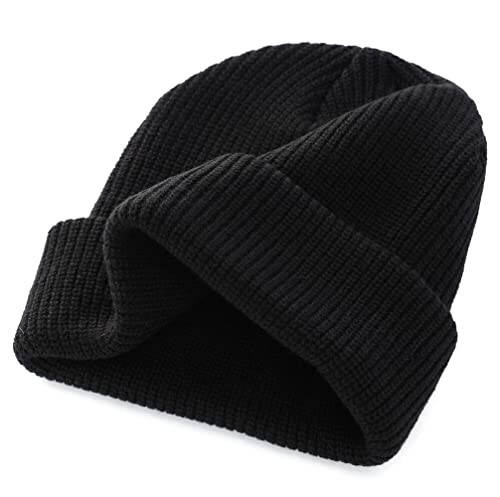 Кепка Connectyle Classic Men's Warm Winter Hats Acrylic Knit Cuffed Beanie Cap Daily Beanies Watch Hat - 4