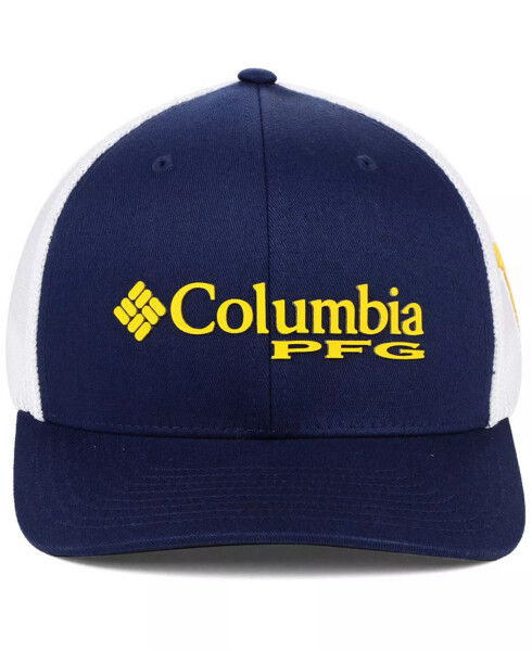 Кепка West Virginia Mountaineers PFG Stretch Fitted Navy/White - 2