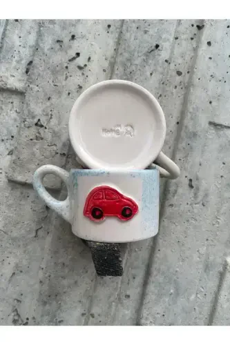 Керамическая чашка ручной работы в виде черепахи для чая, кофе, турецкого кофе, подарочная кружка - КРАСНЫЙСИНИЙОРАНЖЕВЫЙ - 4