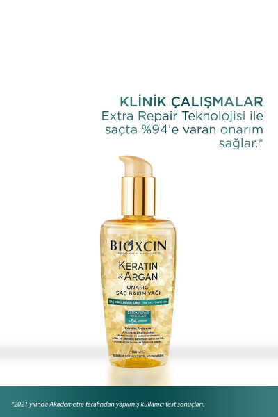 Keratin Argan Besleyici Onarıcı Saç Bakım Yağı 150 ml - Yıpranmış Ve Hassas Saçlar - 25