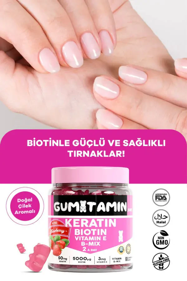 Keratin, Biotin 5000 Hair and Skin Vitamin - 4