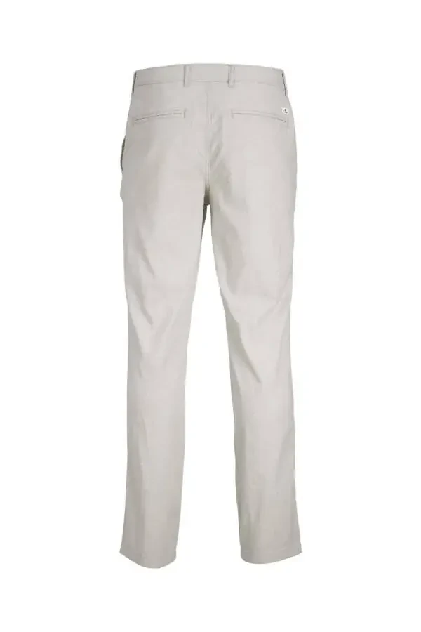 Büyük Beden Keten Chino Pantolon - Ollie-Wrought Iron - 2