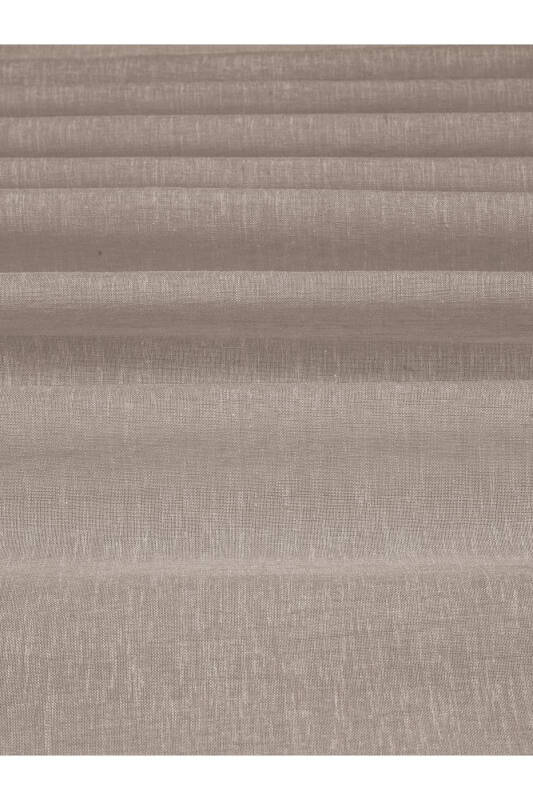 Keten Görünümlü Hasır Rengi Her Odaya Uygun Yüksek Kalite Ütü Istemez En Çok Satılan Tül-Hasır Rengi - 2