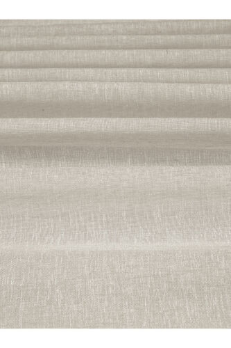 Keten Görünümlü Keten Rengi Her Odaya Uygun Yüksek Kalite Ütü Istemez Tül-Keten Rengi - 2