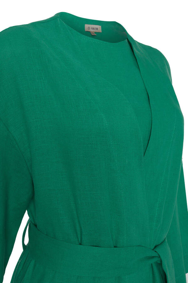 Keten Tweenset-Yeşil - 2