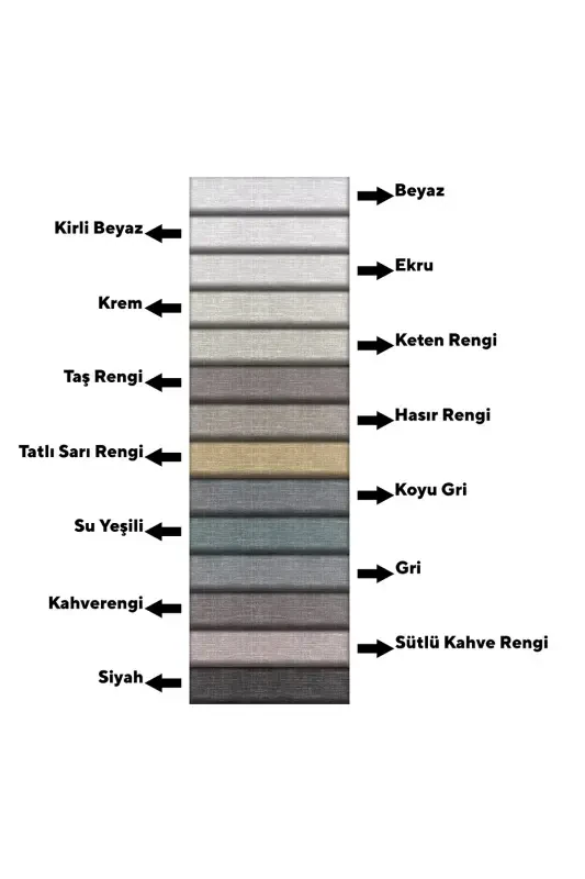 Keten ko'rinishli ekstrafor burmali krem rangli yuqori sifatli tul perde-krem rangi - 5