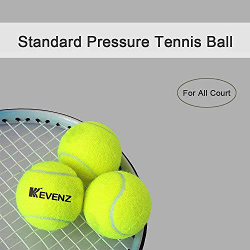 KEVENZ Professional Tennis Balls, Highly Elasticity, More Durable, for Competition and Training, Pack of 12 - 3