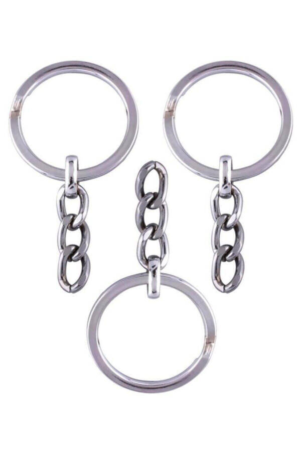 Keychain Ring Chain 50 Pieces Diameter 2.2 cm - 1