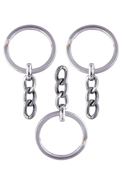 Keychain Ring Chain 50 Pieces Diameter 2.2 cm - GENEL MARKALAR