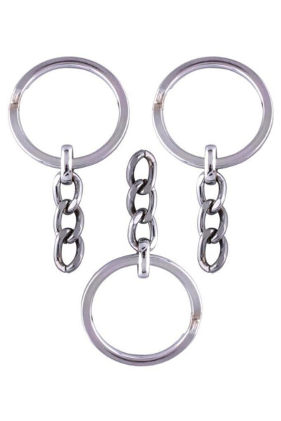 Keychain Ring Chain 50 Pieces Diameter 2.2 cm - 2