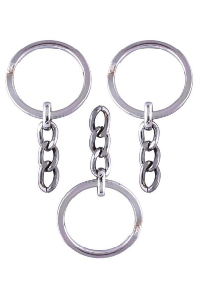 Keychain Ring Chain 50 Pieces Diameter 2.2 cm - 1