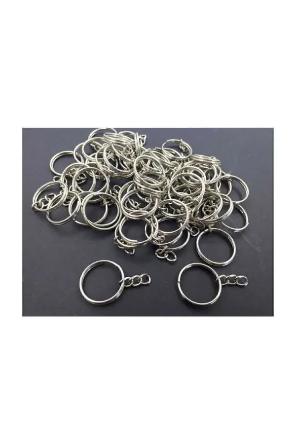 Keychain Ring Chain Pk 100 Pcs - 1