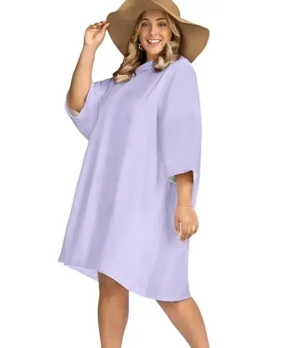 KFUBUO Surf Poncho Changing Towel Swim Robe with Pocket Plus Size Terry Cloth Swim Cover Up for Women Towel Poncho Hoodie - 1
