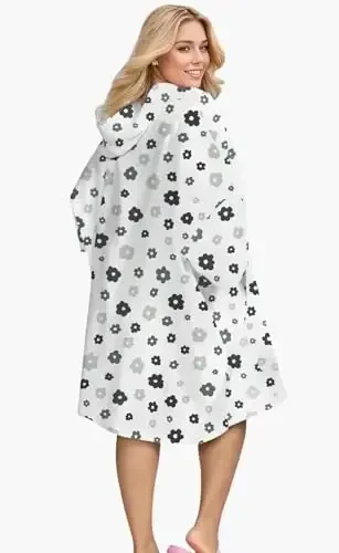 KFUBUO Surf Poncho Changing полотенце плавательное халат с карманом Plus Size махровая ткань плавательная накидка для женщин полотенце пончо толстовка - MODAZONE (1)