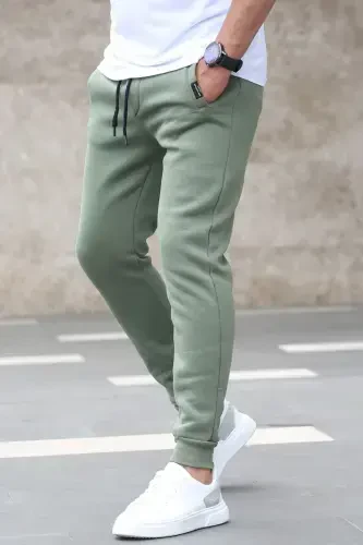 Khaki Basic Tracksuit 4210-Khaki - 3