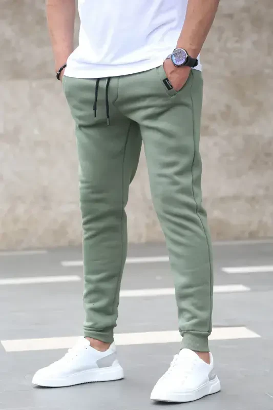 Khaki Basic Tracksuit 4210-Khaki - 4