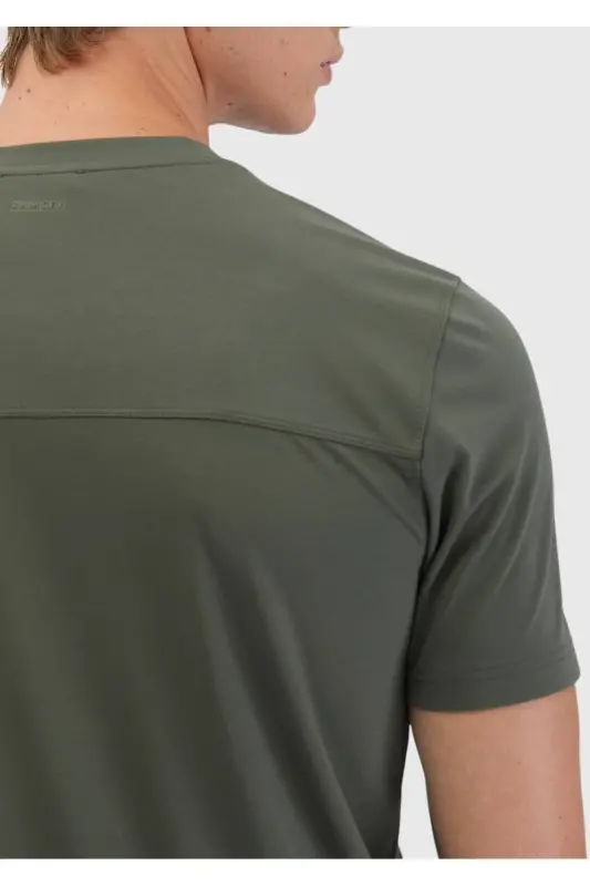 Khaki Bike Collar T-Shirt - 5