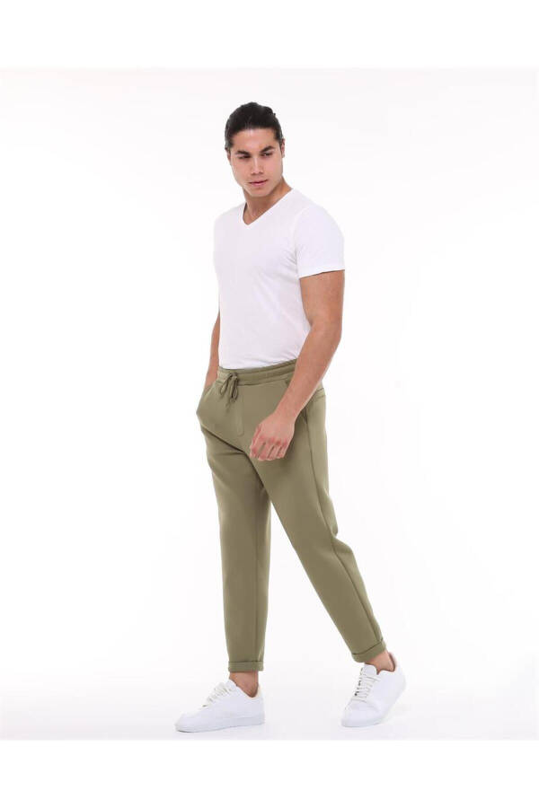 Khaki Jogger Pants - 7