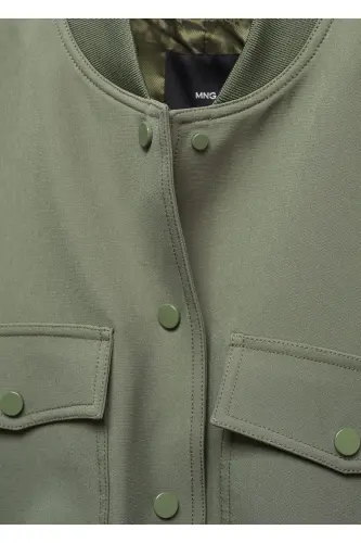 KHAKI Kadın Ceket 57076019-KHAKI - 6