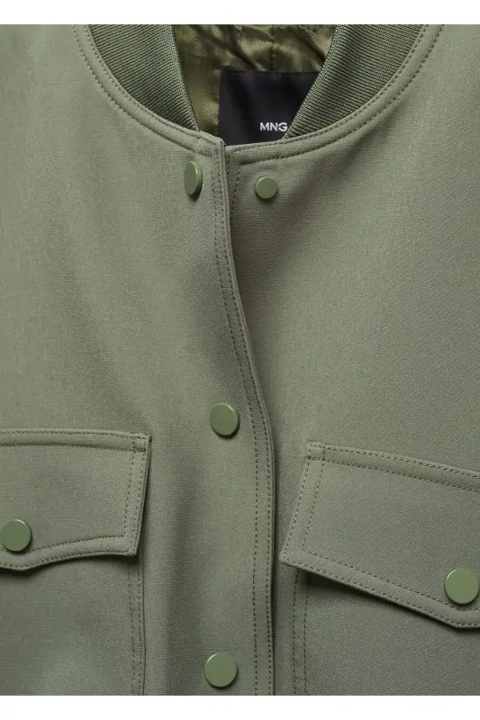 KHAKI Kadın Ceket 57076019-KHAKI - 6