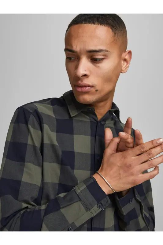 Khaki men's shirt - 7