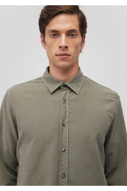 Khaki Shirt Regular Fit / Regular Cut 0211274-854 - 5