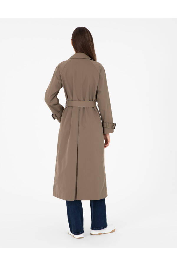 Khaki Trench Coat 50290319-VR027 - 5