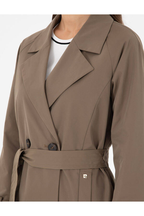 Khaki Trench Coat 50290319-VR027 - 7