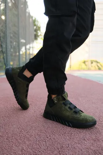 Khaki Unisex Sneaker Boot 0012383-Khaki - 7