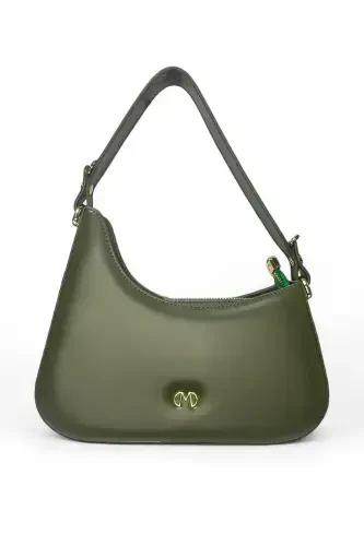 Khaki Women's Shoulder Bag 241af828-Shade of Green - MATMAZEL (1)