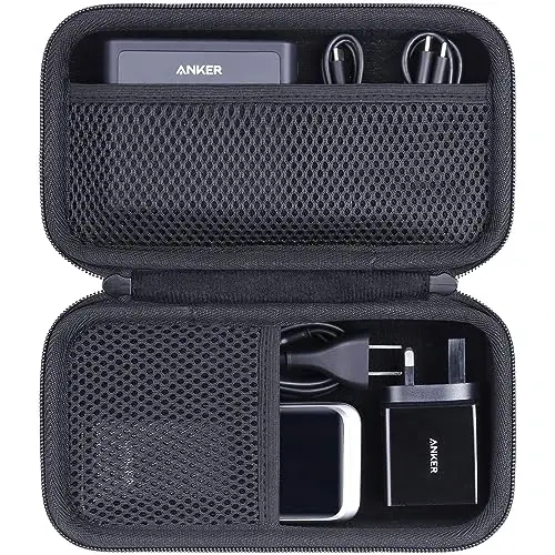khanka Anker 100W quvvatlash bazasi + Anker Prime 27,650mAh 250W / 20,000mAh 200W PowerBank (faqat g'ilof) uchun qattiq sayohat g'ilofini almashtirish. - KHANKA