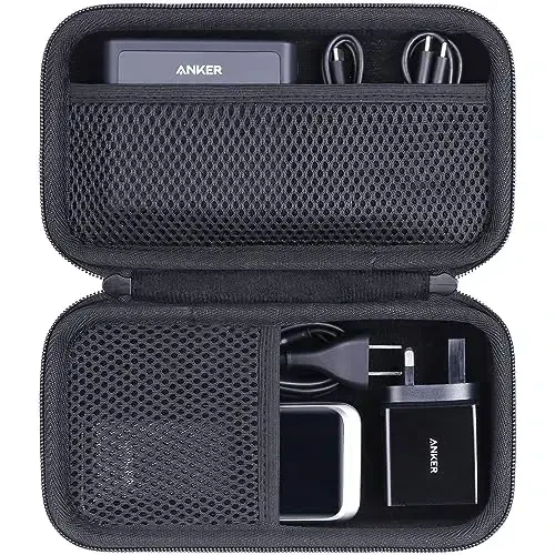 khanka Hard Travel Case Replacement for Anker 100W Charging Base + Anker Prime 27,650mAh 250W / 20,000mAh 200W PowerBank(Case Only). - KHANKA