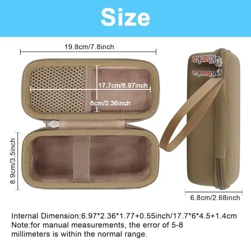 khanka Case for Anker Prime Power Bank 27650mAh 250W,Case Only (Golden). 
