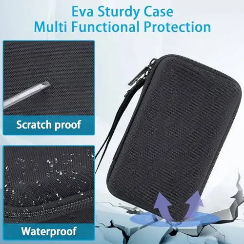 Khanka Hard Travel Case Replacement for Anker 100W Charging Base + Anker Prime 12,000mAh 130W PowerBank (Case Only) - 6