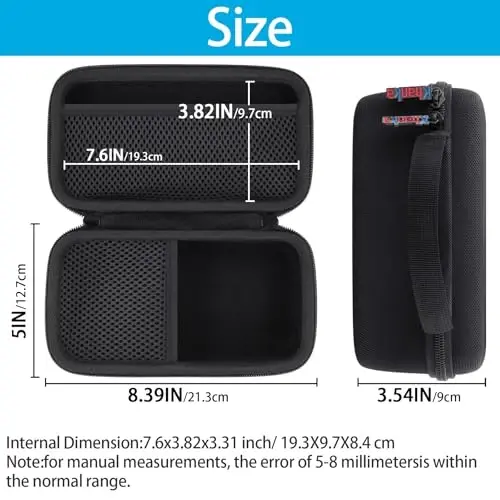 khanka Hard Travel Case Replacement for Anker 100W Charging Base + Anker Prime 27,650mAh 250W / 20,000mAh 200W PowerBank(Case Only). - 4